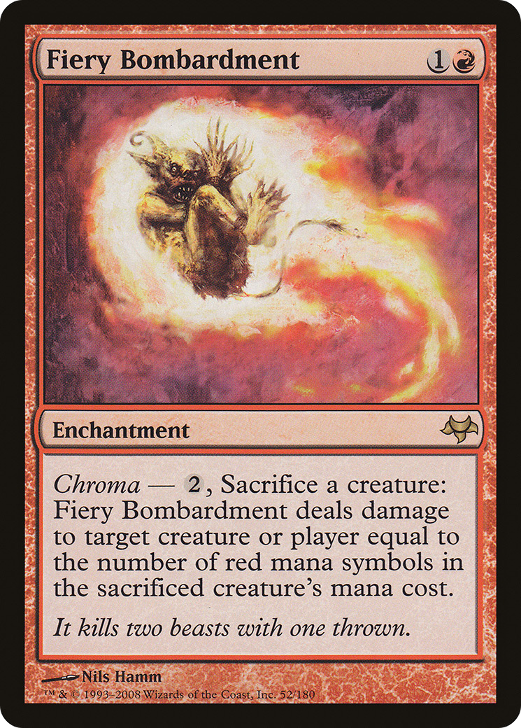 Fiery Bombardment [Eventide] Foil