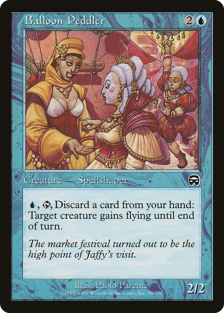Balloon Peddler [Mercadian Masques] Foil
