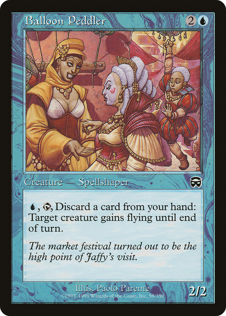 Balloon Peddler [Mercadian Masques] Foil