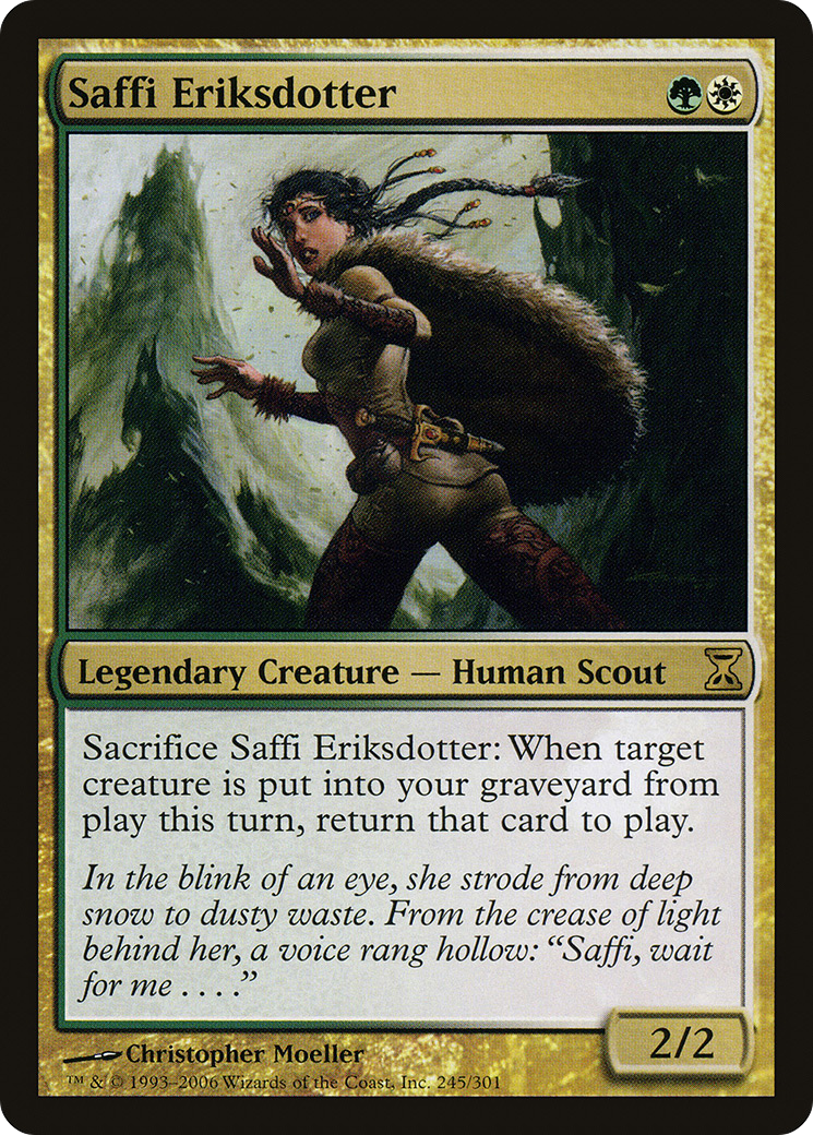 Saffi Eriksdotter [Time Spiral] Foil