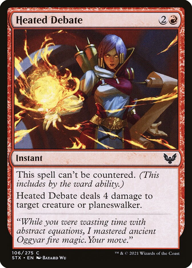 Heated Debate 106 (Strixhaven: School of Mages)  - Foil