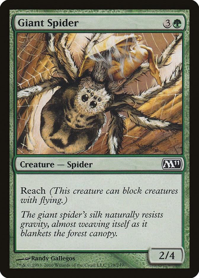 Giant Spider 179/249 (Magic 2011 (M11)) 