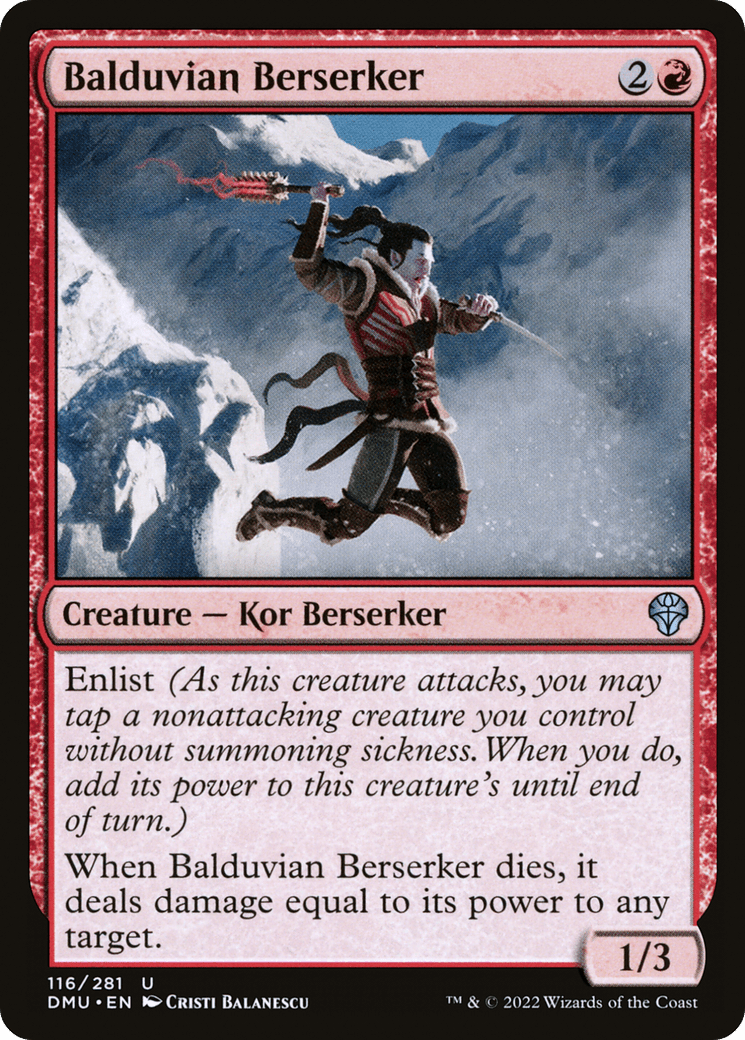 Balduvian Berserker [Dominaria United] Foil
