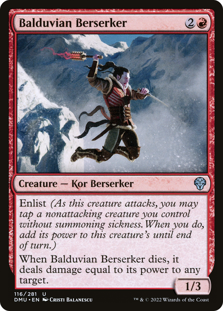 Balduvian Berserker [Dominaria United] Foil