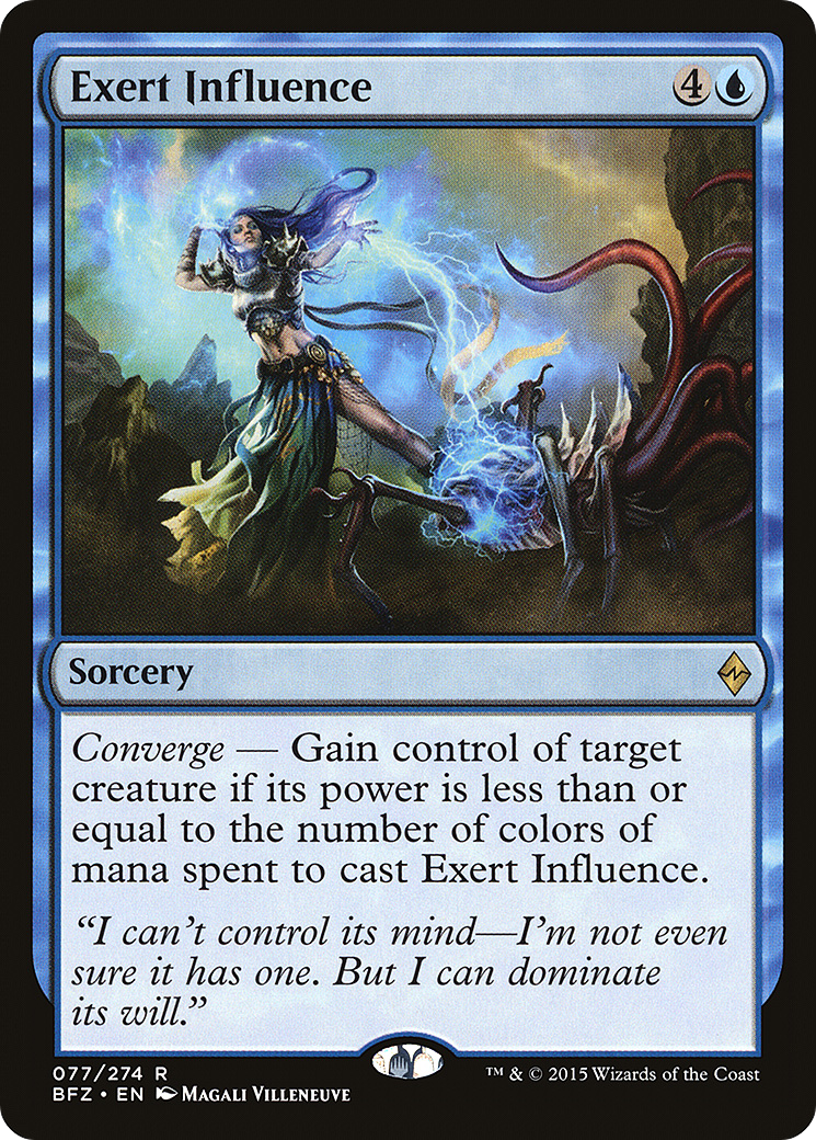 Exert Influence [Battle for Zendikar] Foil