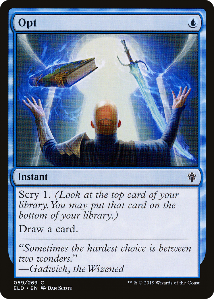 Opt [Throne of Eldraine] Foil