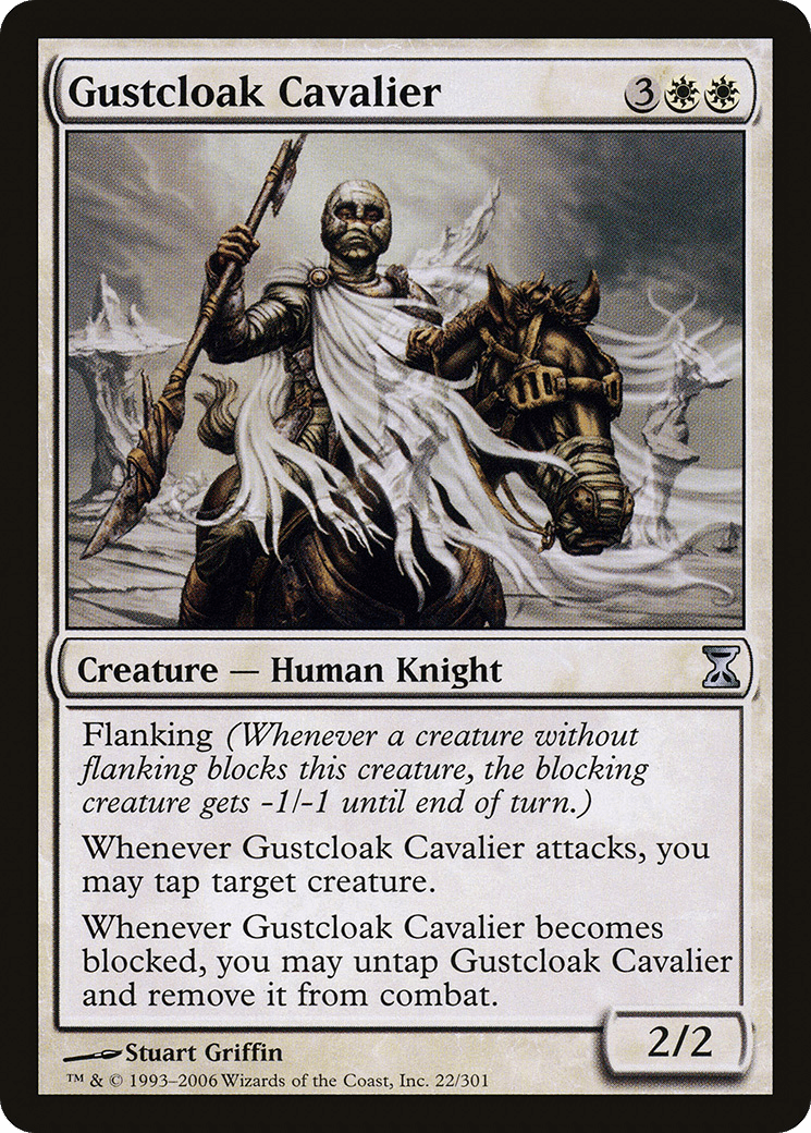 Gustcloak Cavalier [Time Spiral] Foil