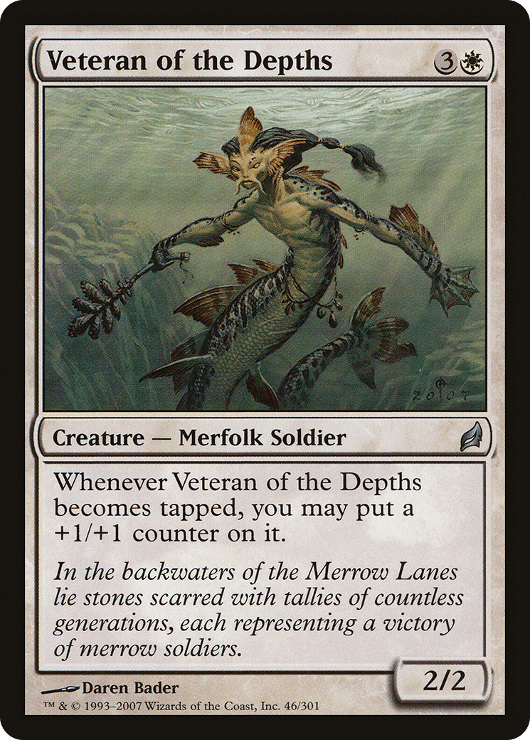 Veteran of the Depths [Lorwyn] Foil