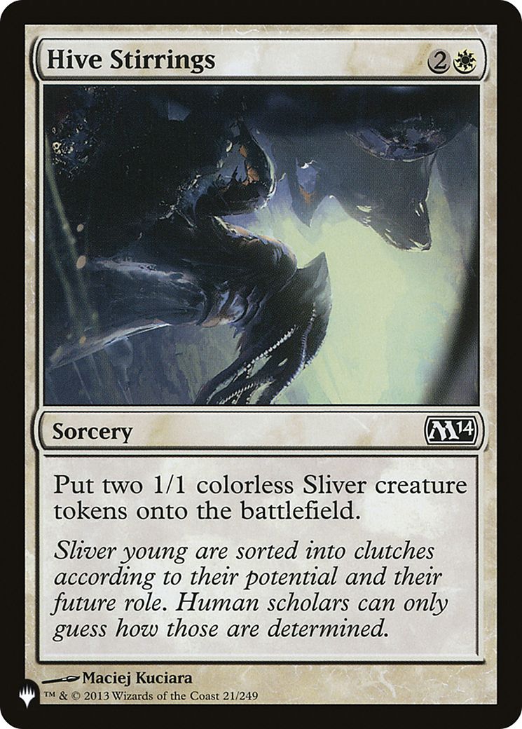 Hive Stirrings |  (M14-21) [The List]
