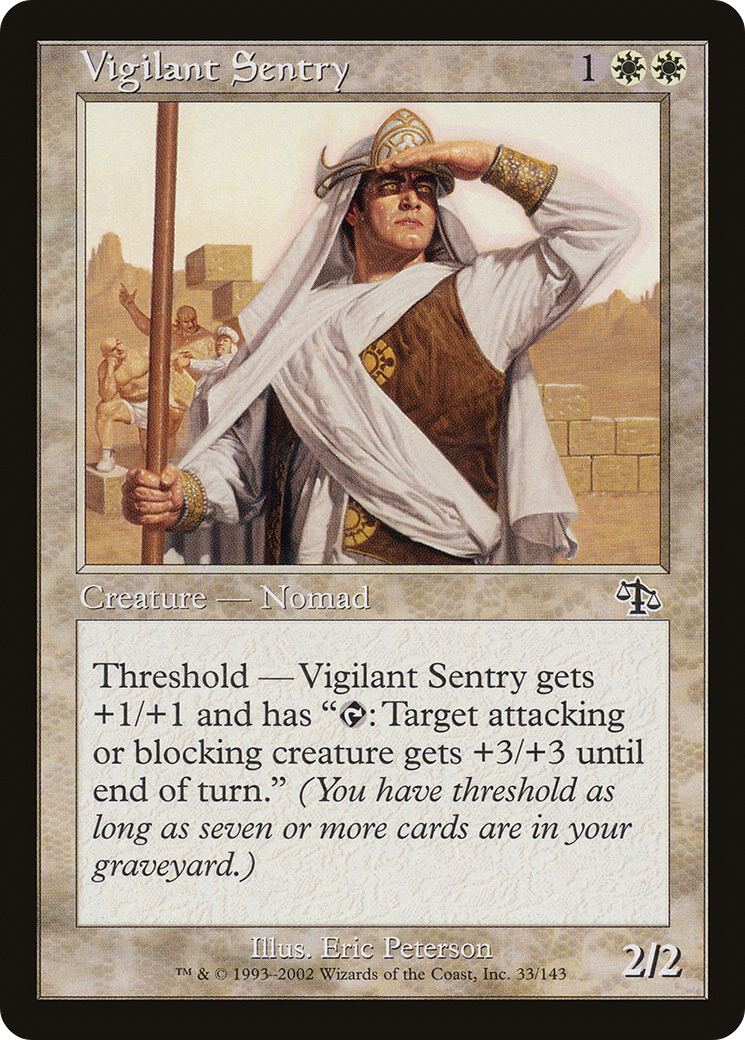 Vigilant Sentry [Judgment] Foil