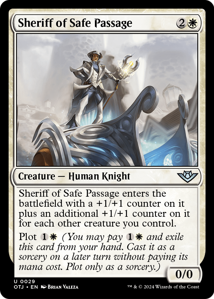Sheriff of Safe Passage [Outlaws of Thunder Junction] Foil