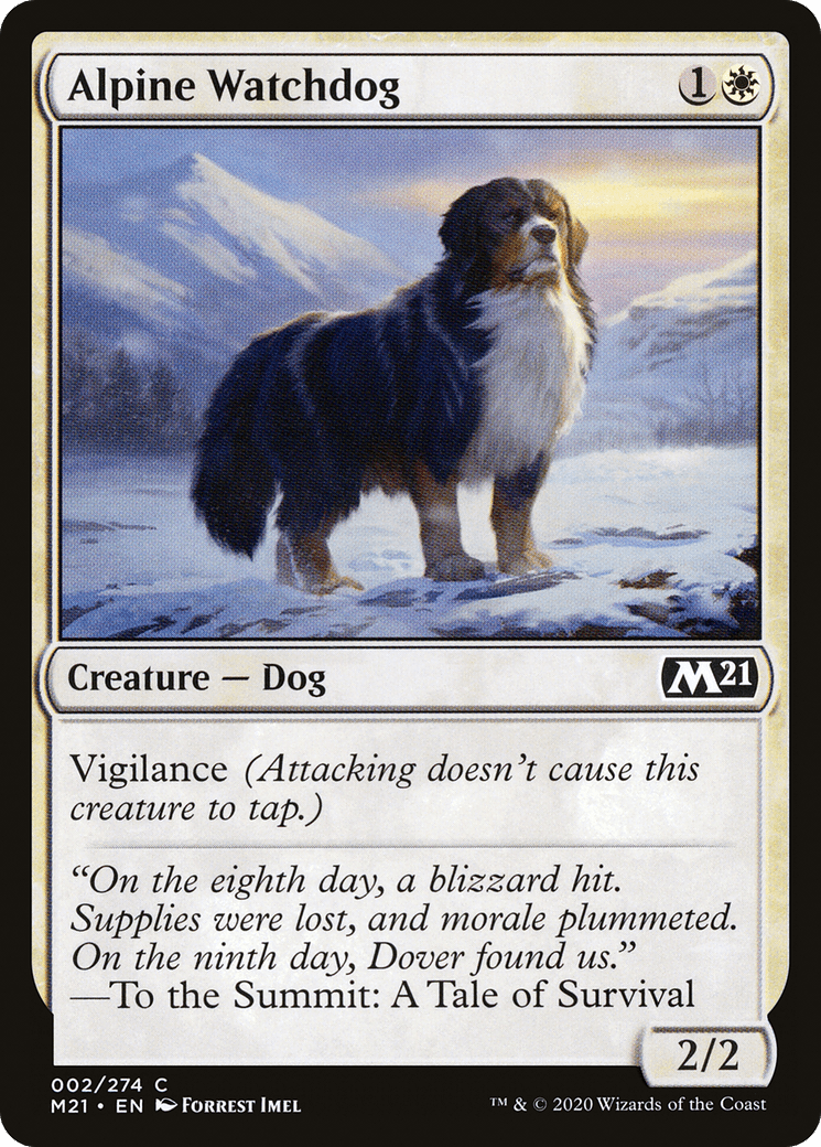 Alpine Watchdog [Core Set 2021] Foil