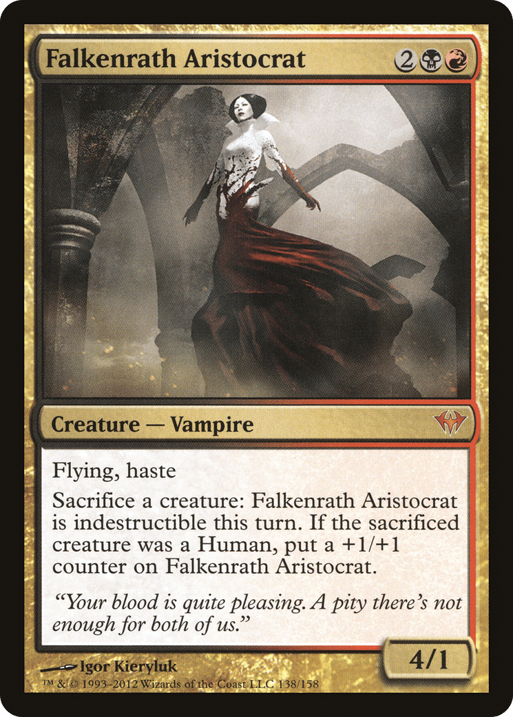 Falkenrath Aristocrat [Dark Ascension] Foil