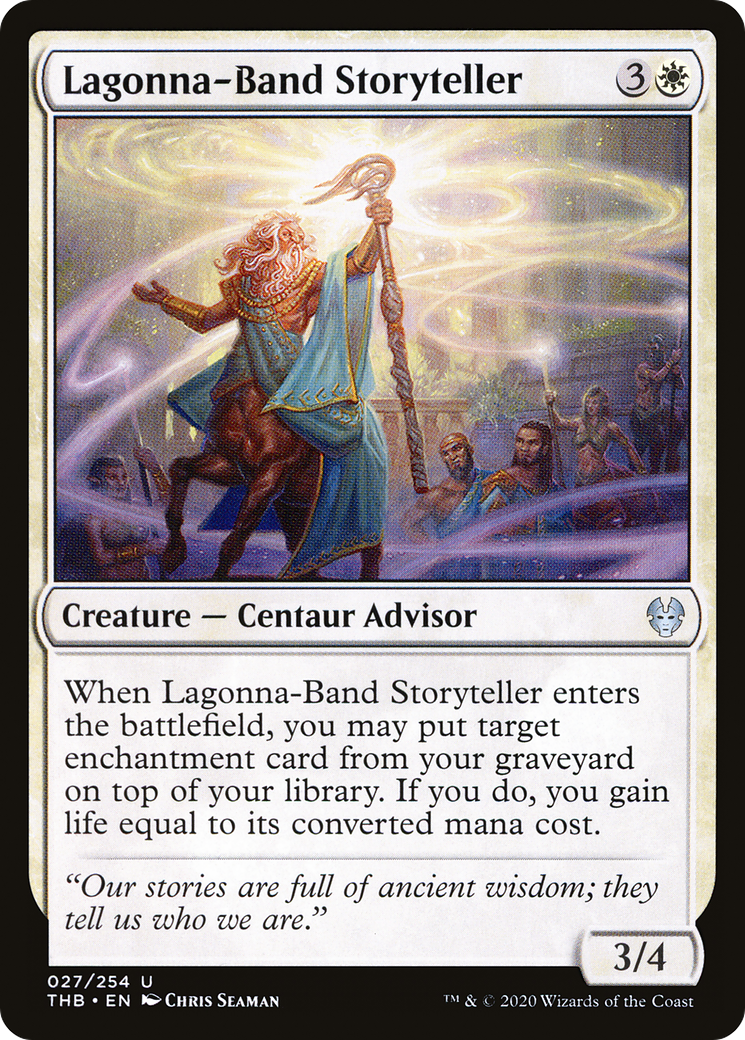 Lagonna-Band Storyteller [Theros Beyond Death] Foil