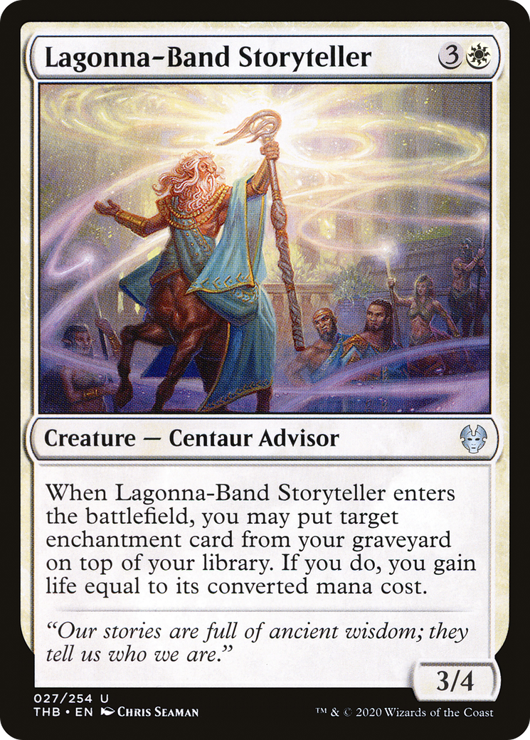 Lagonna-Band Storyteller [Theros Beyond Death] Foil