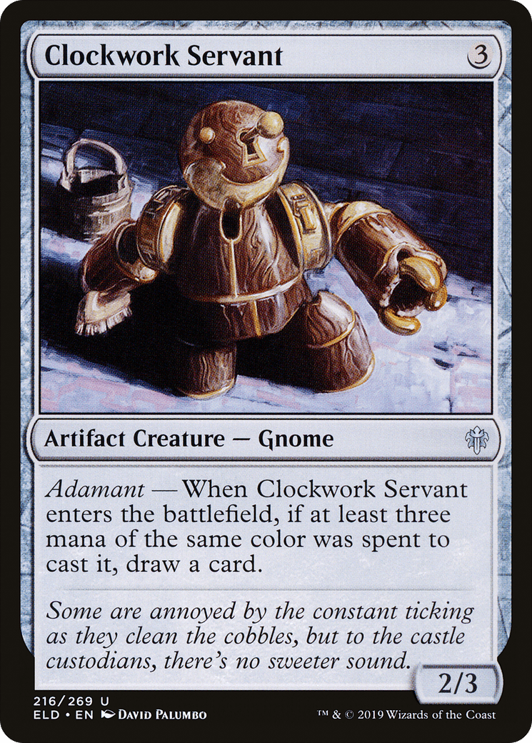 Clockwork Servant [Throne of Eldraine] Foil