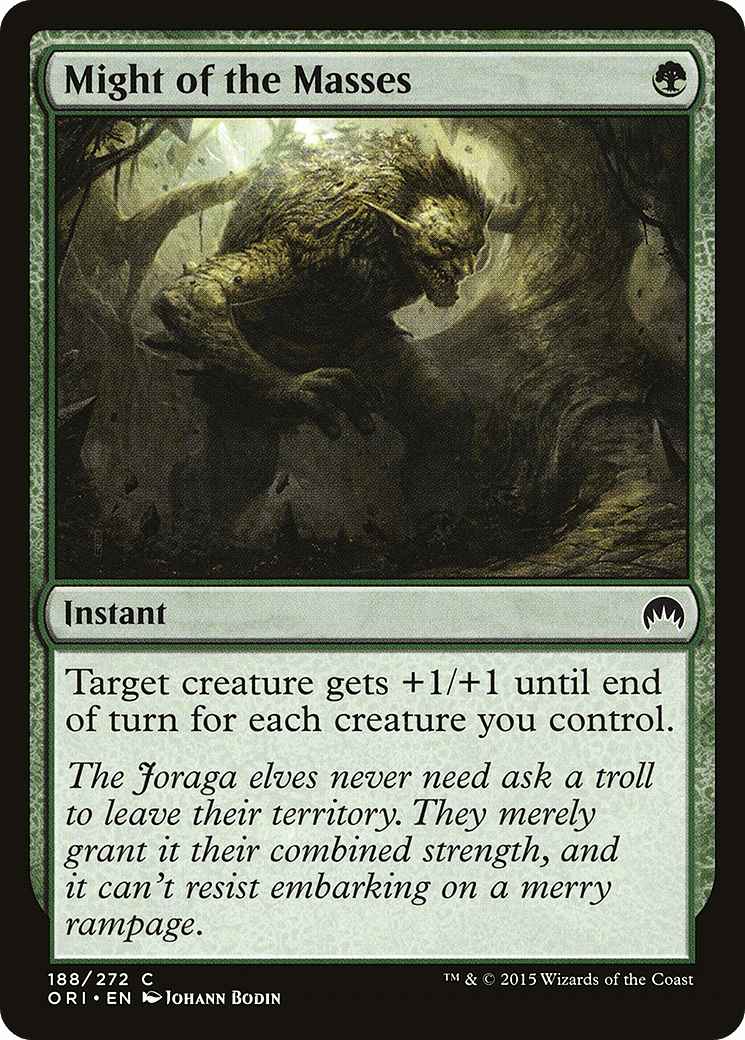 Might of the Masses [Magic Origins] Foil