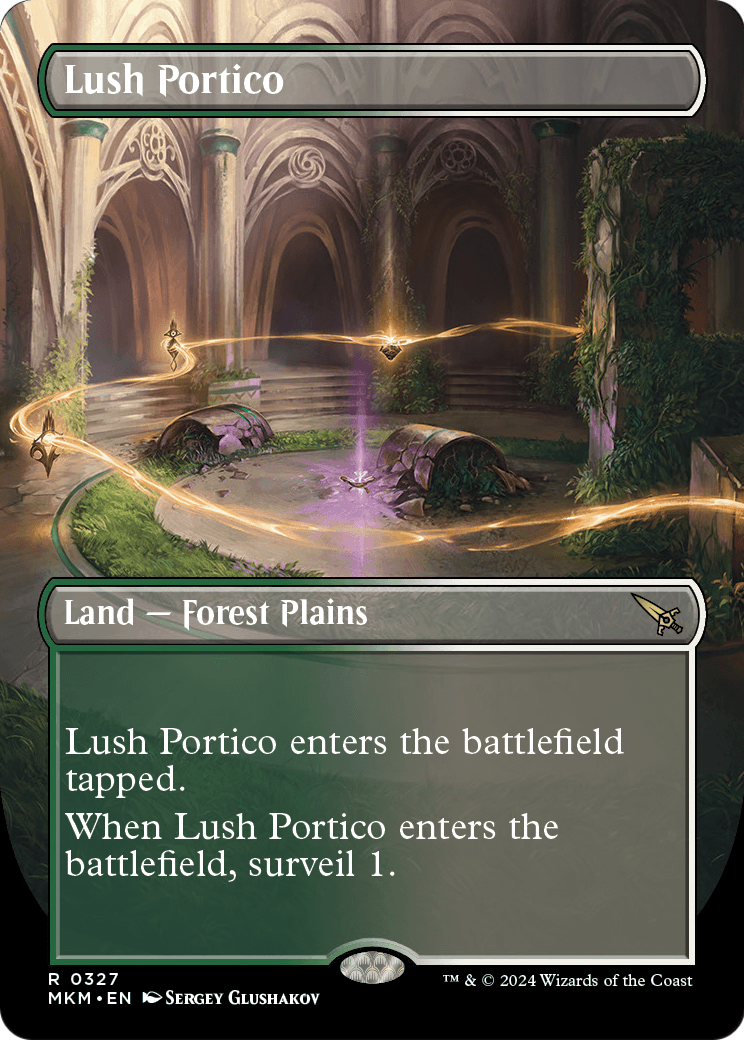 Lush Portico (Borderless) [Murders at Karlov Manor] Foil
