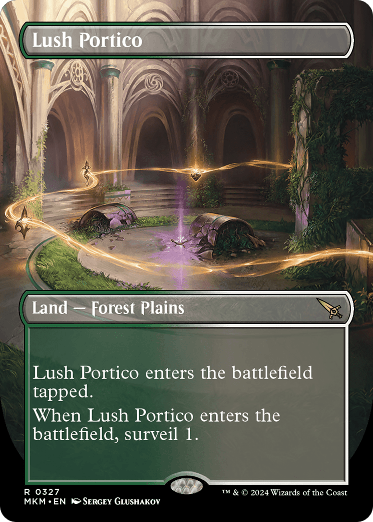 Lush Portico (Borderless) [Murders at Karlov Manor] Foil