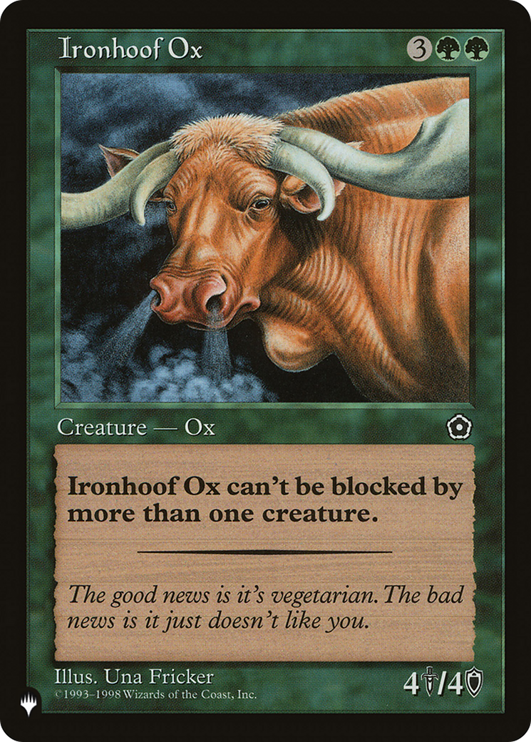 Ironhoof Ox |  (P02-130) [The List]