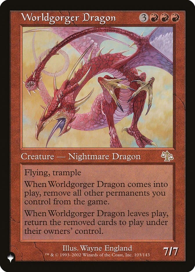 Worldgorger Dragon |  (JUD-103) [The List]