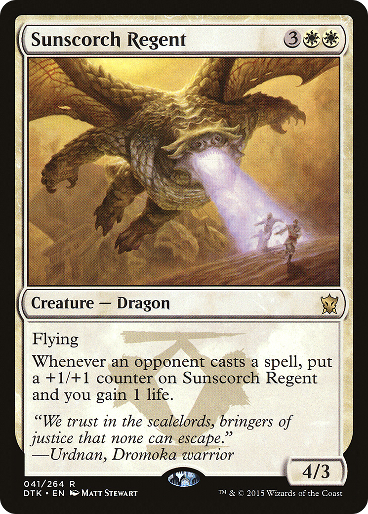 Sunscorch Regent [Dragons of Tarkir] Foil