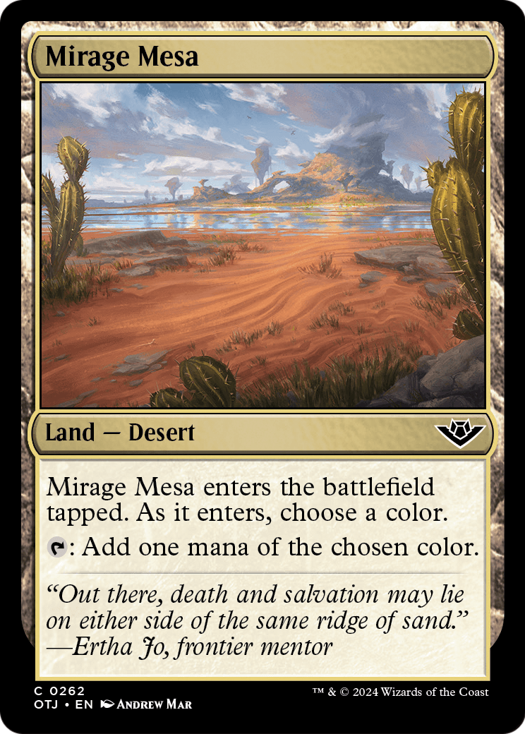 Mirage Mesa [Outlaws of Thunder Junction] Foil