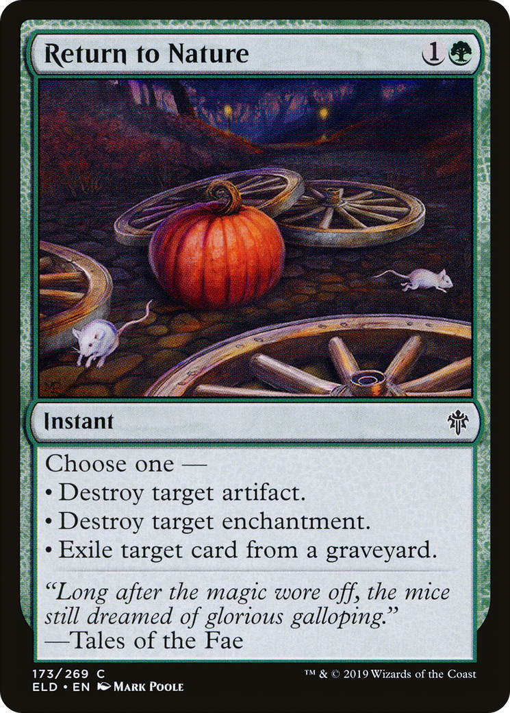 Return to Nature [Throne of Eldraine] Foil
