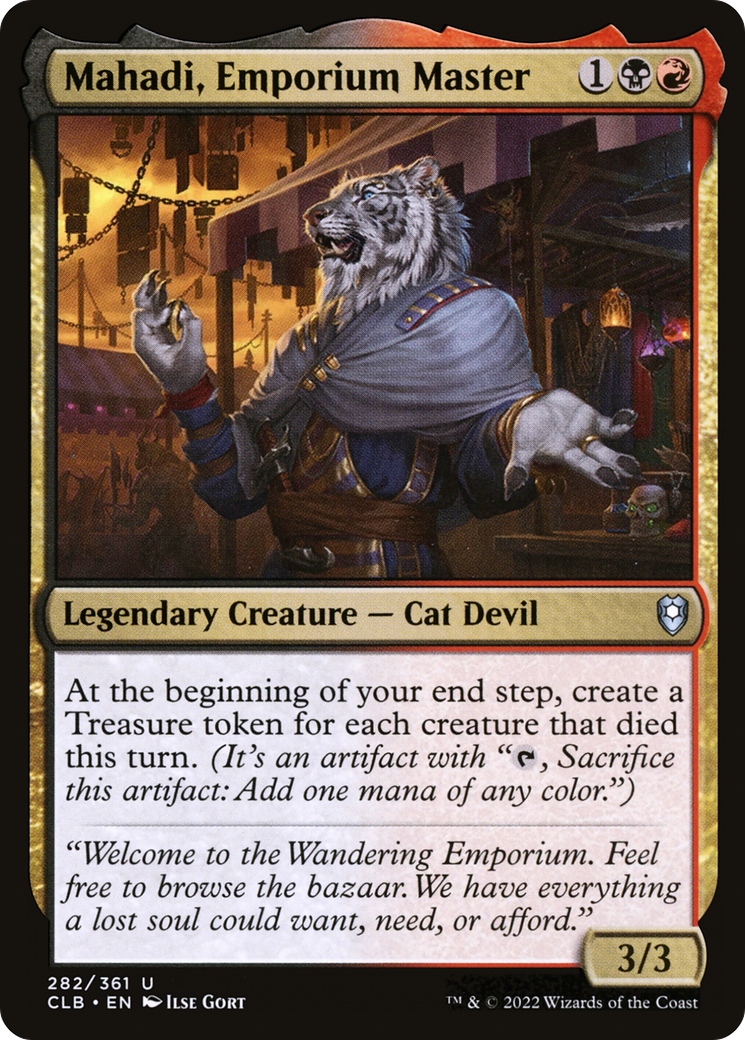 Mahadi, Emporium Master [Commander Legends: Battle for Baldur's Gate] Foil