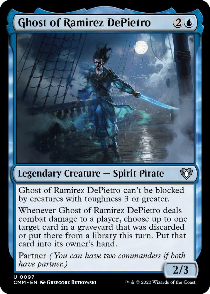 Ghost of Ramirez DePietro 97/451 (Commander Masters)  - Foil