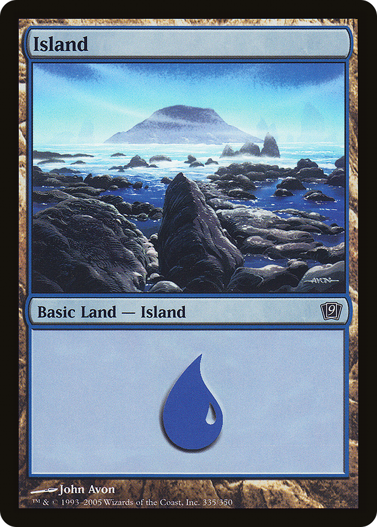 Island (335) [Ninth Edition] Foil