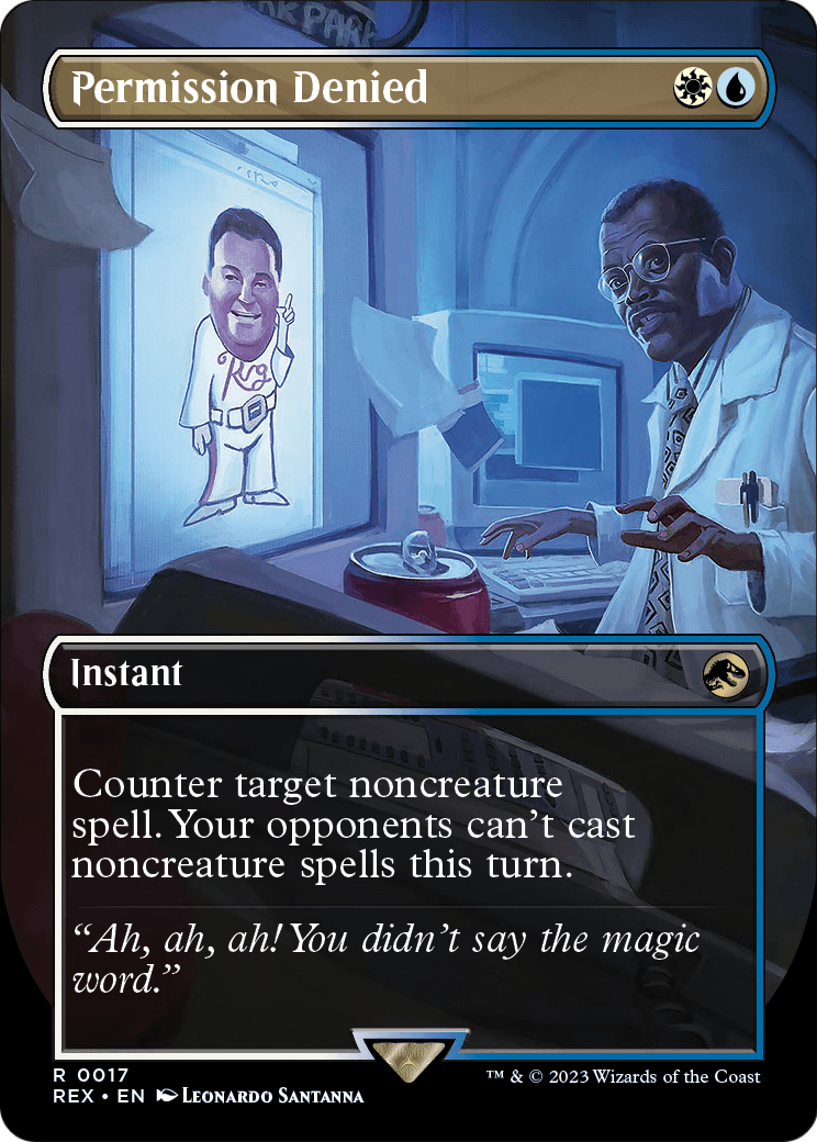Permission Denied (Borderless) [Jurassic World Collection] Foil