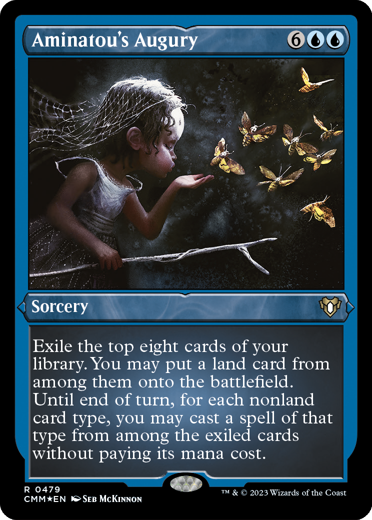 Aminatou's Augury (Foil Etched) |  Foil (479) [Commander Masters]