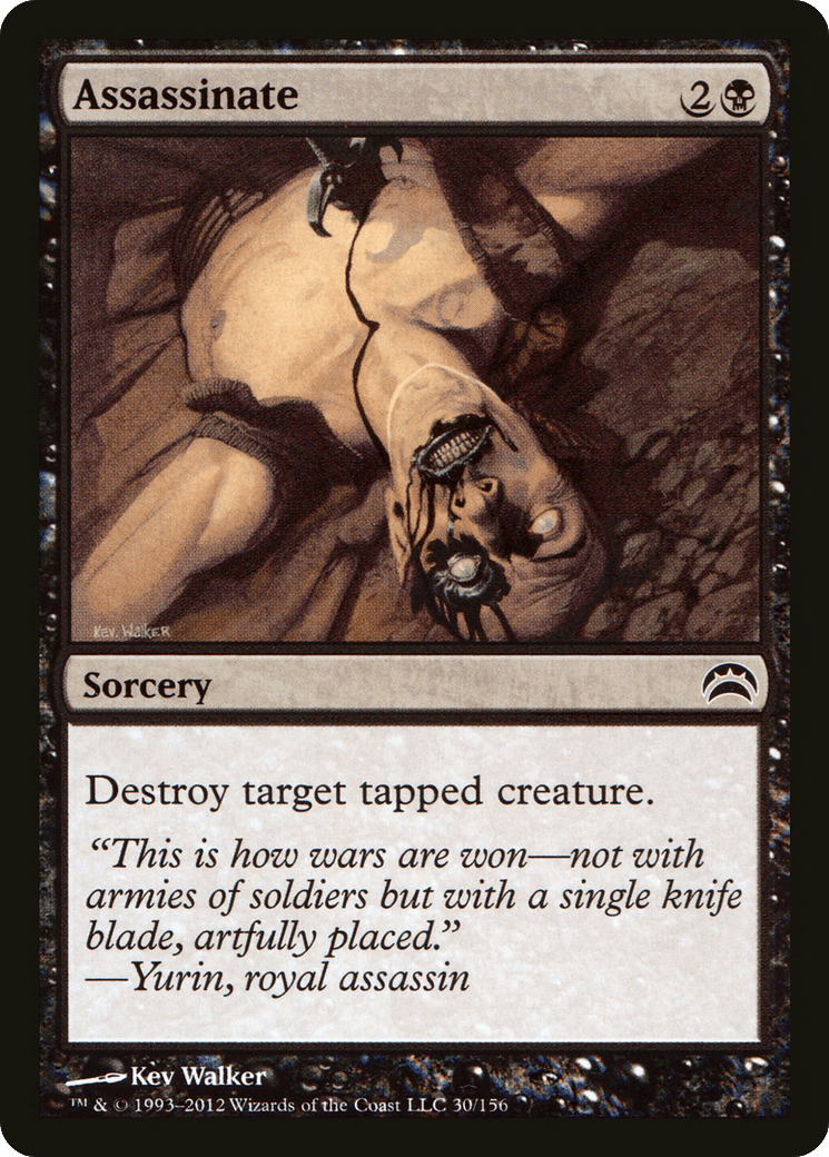 Assassinate (030) [Planechase 2012]  Foil