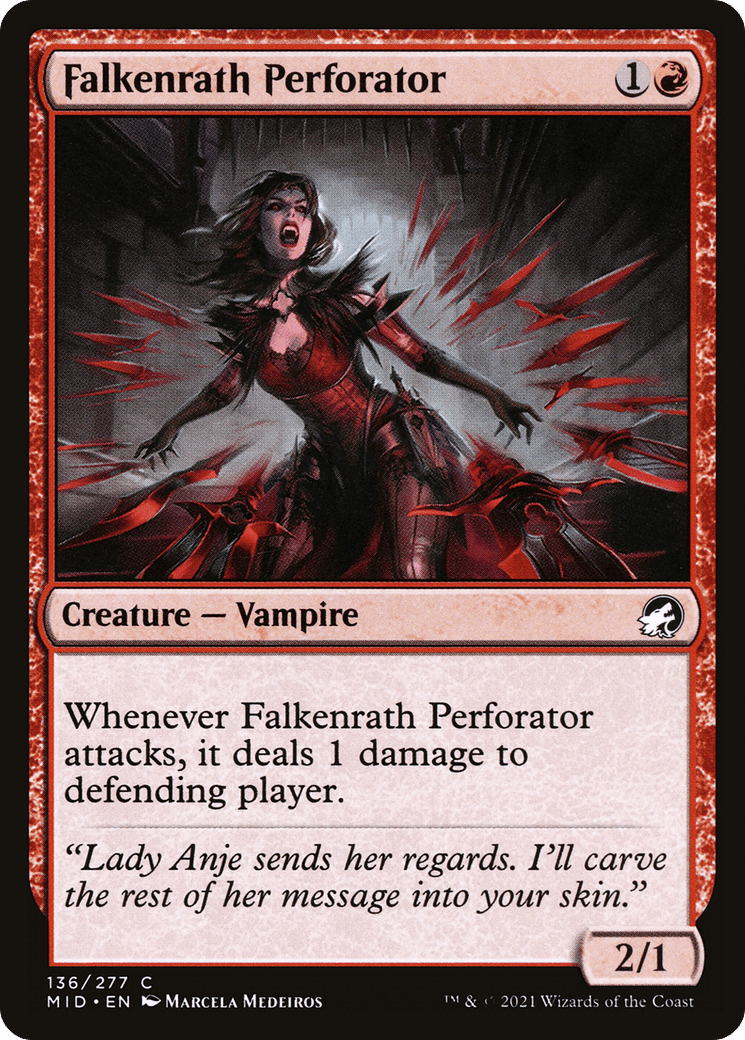 Falkenrath Perforator [Innistrad: Midnight Hunt] Foil