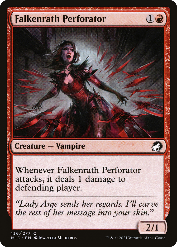 Falkenrath Perforator [Innistrad: Midnight Hunt] Foil