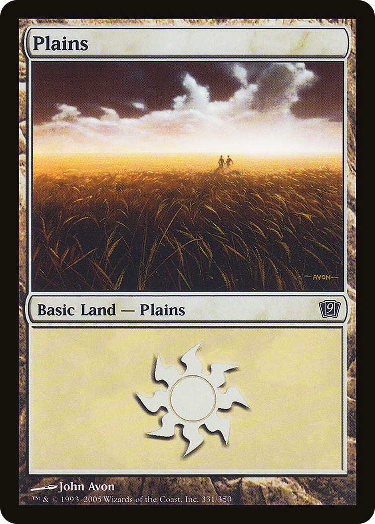 Plains (331) [Ninth Edition] Foil