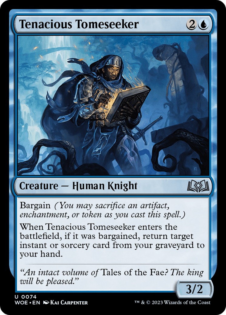 Tenacious Tomeseeker [Wilds of Eldraine] Foil