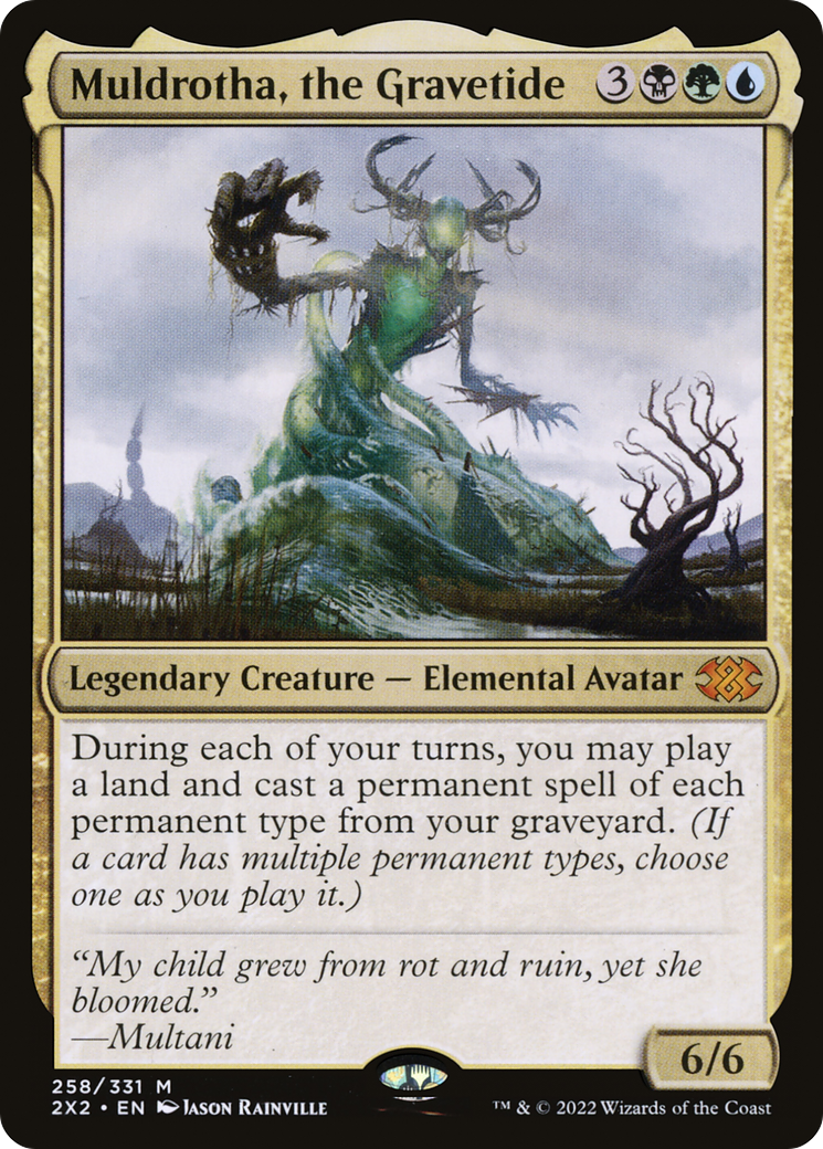 Muldrotha, the Gravetide [Double Masters 2022] Foil