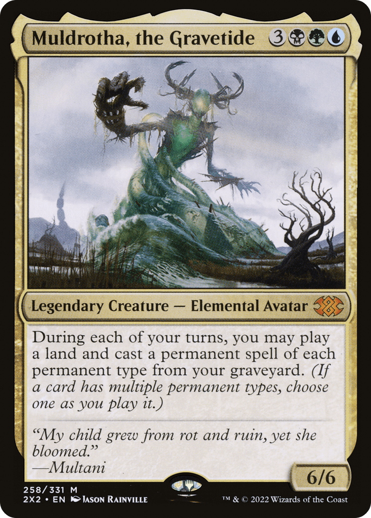 Muldrotha, the Gravetide [Double Masters 2022] Foil