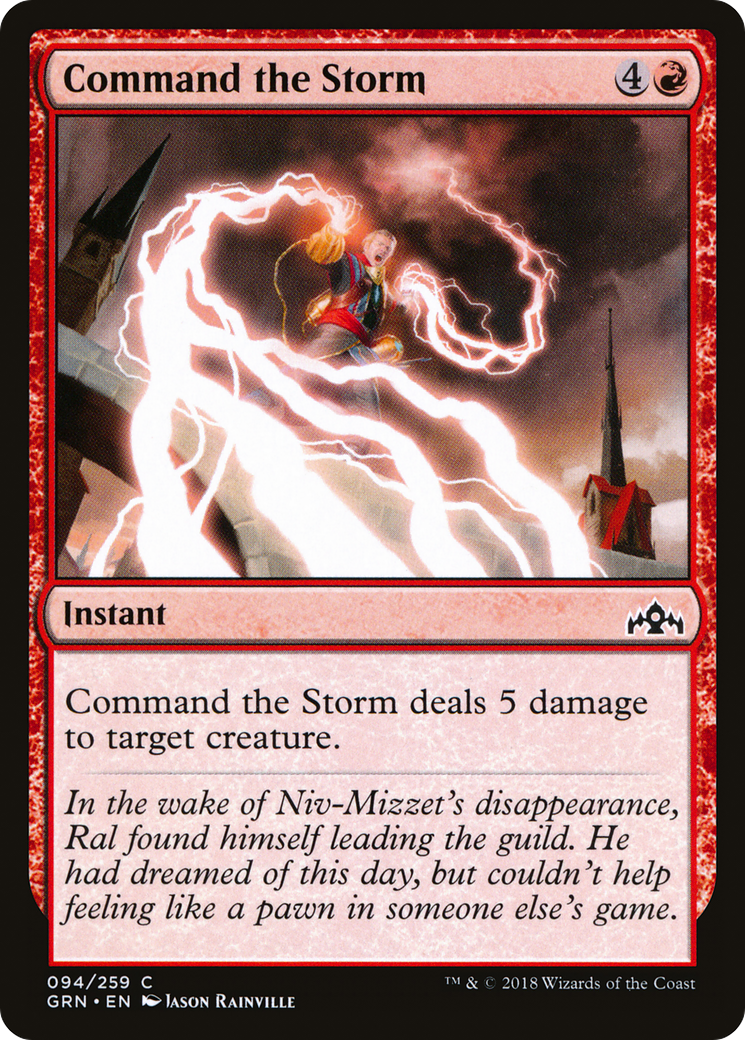 Command the Storm [Guilds of Ravnica] Foil