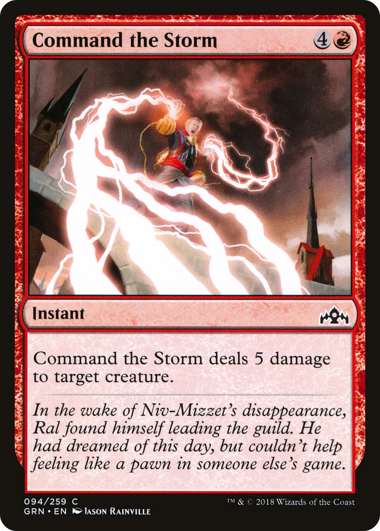 Command the Storm [Guilds of Ravnica] Foil