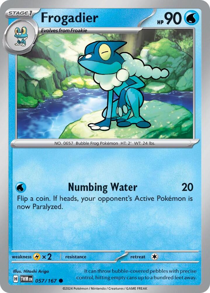 Frogadier 057/167 (SV06: Twilight Masquerade) 