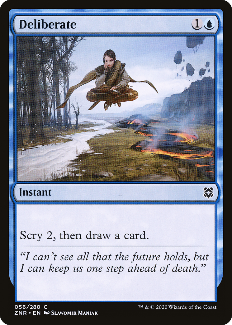 Deliberate [Zendikar Rising] Foil