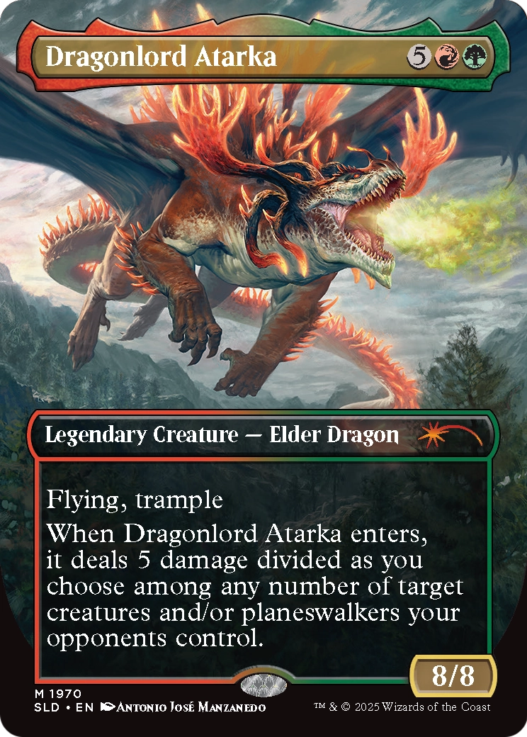 Dragonlord Atarka (1970) [Secret Lair Drop Series]