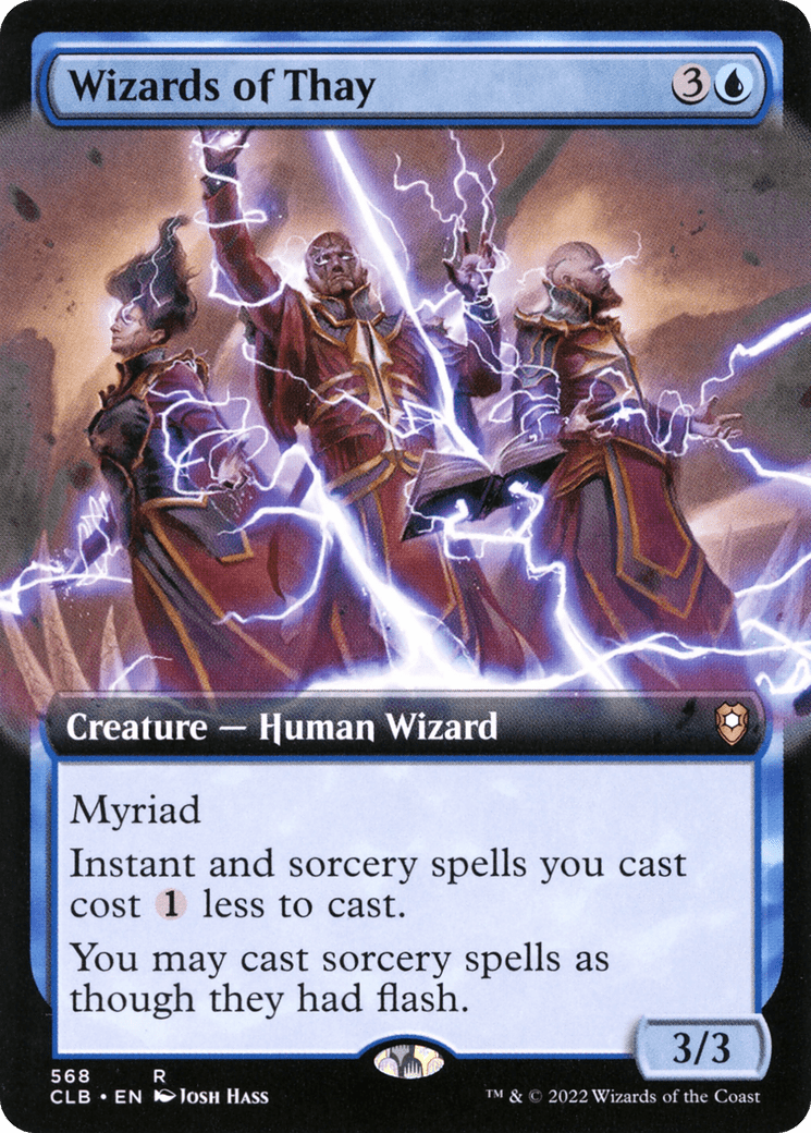 Wizards of Thay (Extended Art) [Commander Legends: Battle for Baldur's Gate] Foil