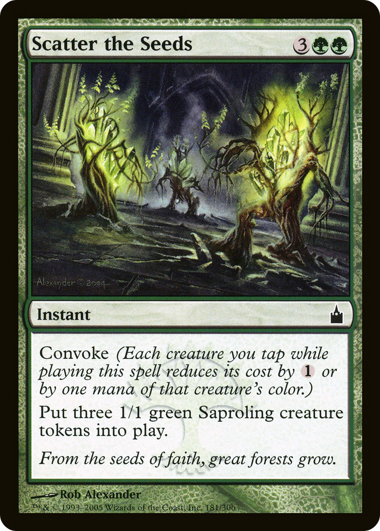 Scatter the Seeds [Ravnica: City of Guilds] Foil