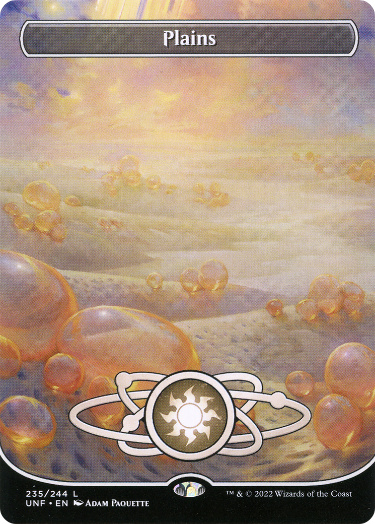 Plains (235) (Planetary Space-ic Land) [Unfinity] Foil