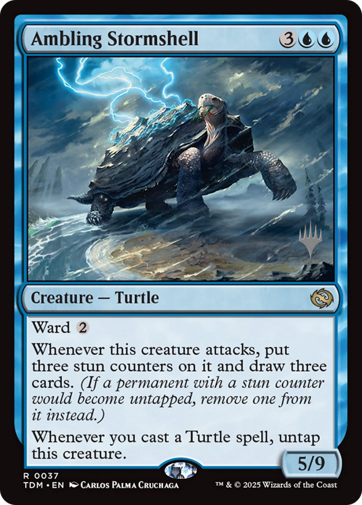 Ambling Stormshell (037) [Promo Pack: Tarkir: Dragonstorm]
