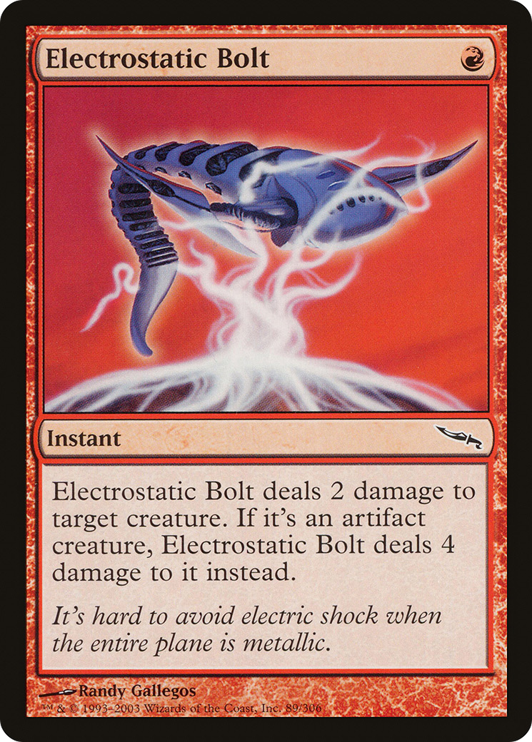 Electrostatic Bolt [Mirrodin] Foil